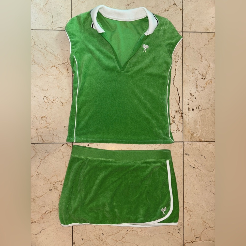 Y2K JUICY COUTURE TERRY TENNIS SET💕